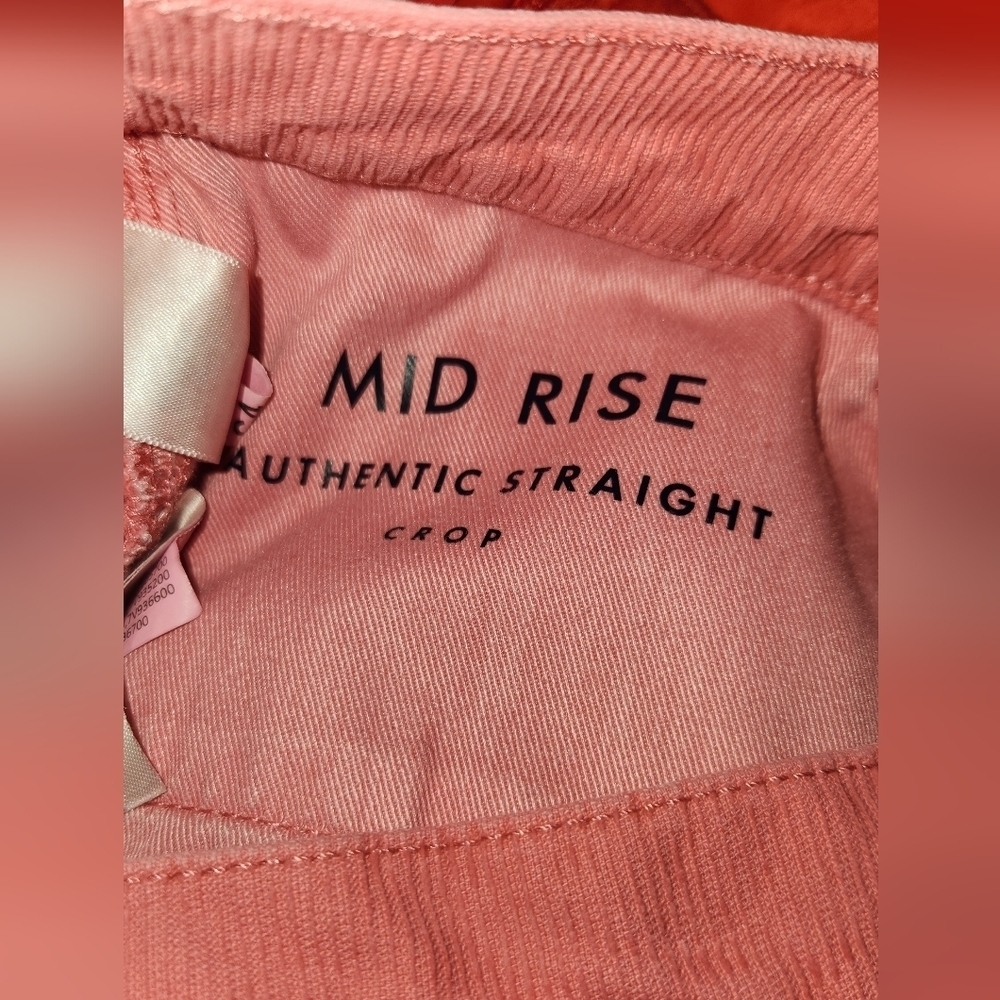 Lucky Brand Midrise Crop Coruroy Keans Sz 12 - Picture 6 of 8